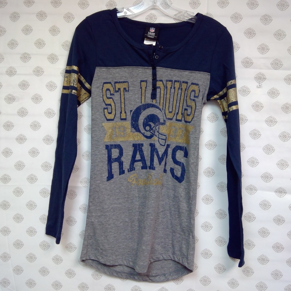 NWT NFL St Louis Rams Long Sleeve Tee